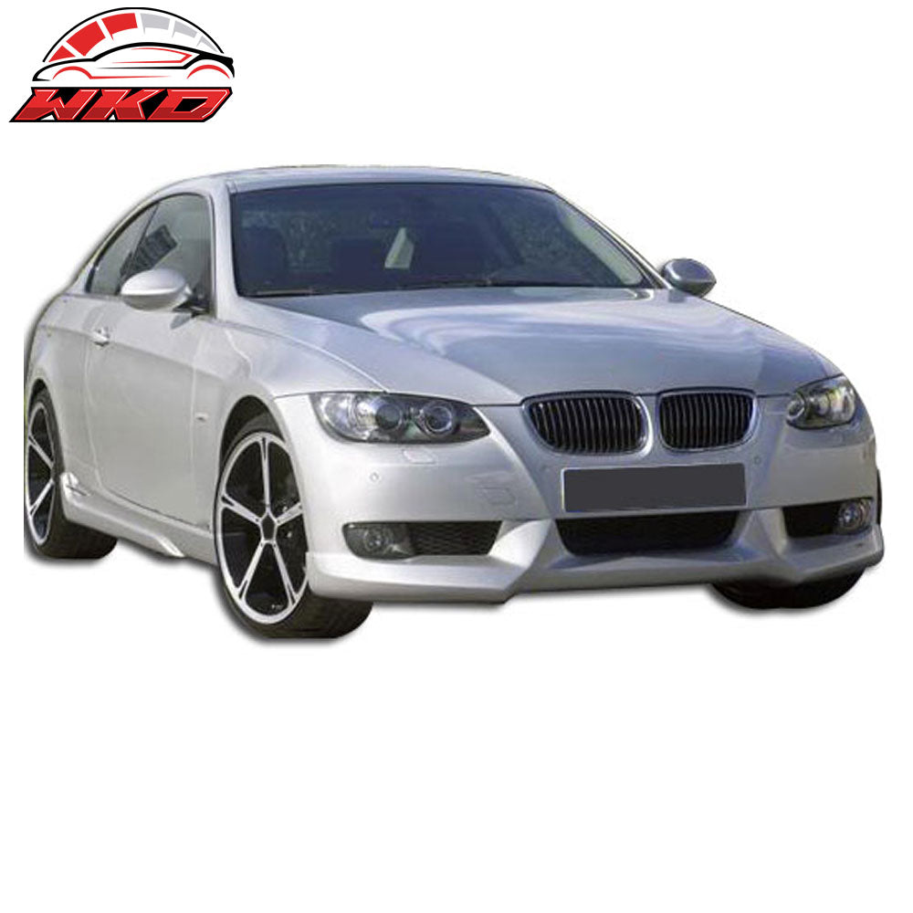 Fits 07-10 BMW E92 E93 3 Series Coupe Pre LCI A Style Front Bumper Lip Spoiler