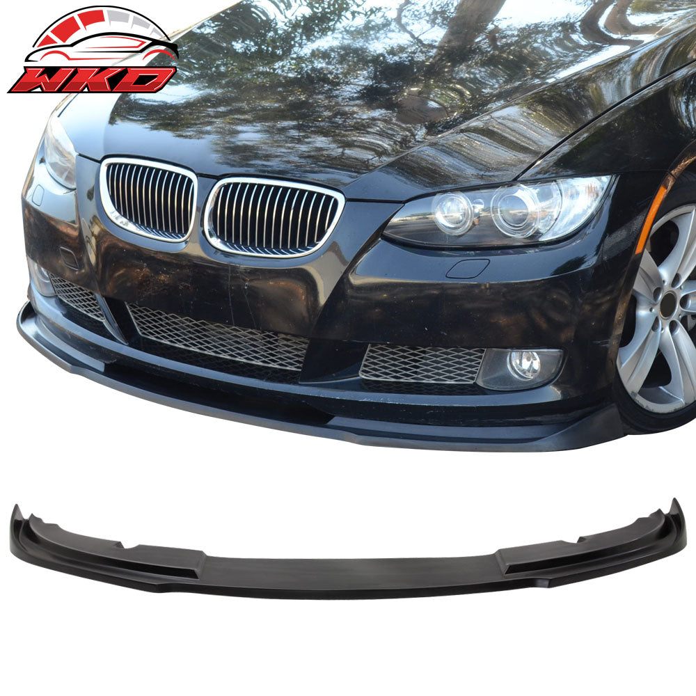 Fits 07-11 BMW E92 E93 3 Series Coupe H Style Front Bumper Lip Chin PU Unpainted