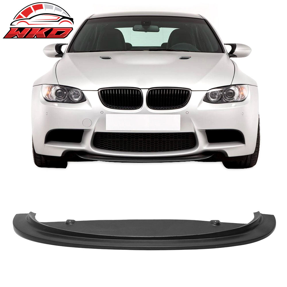 Fits 08-13 BMW E92 M3 CRT Style Front Bumper Lip Spoiler Splitter PU Unpainted