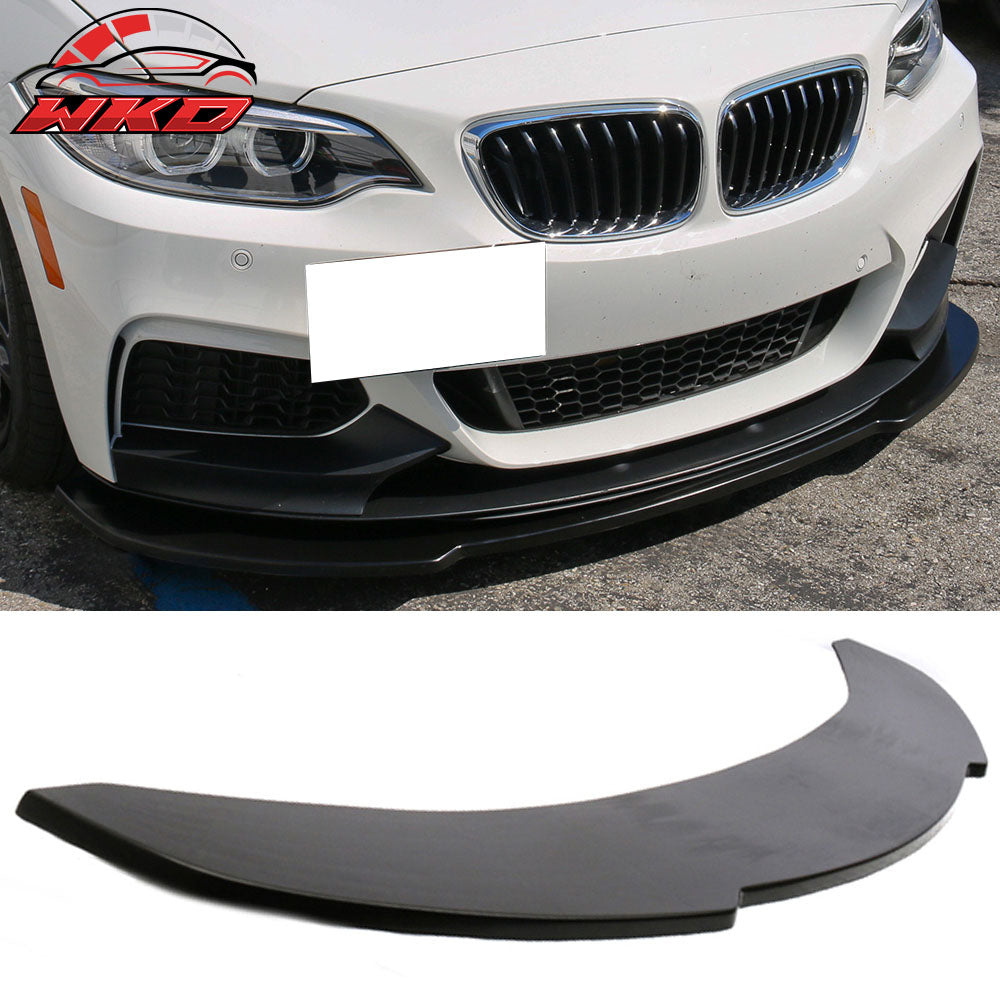 Fits 06-13 BMW E90 E92 E93 328i 335i V1 Front Bumper Lip Spoiler Splitter - PU