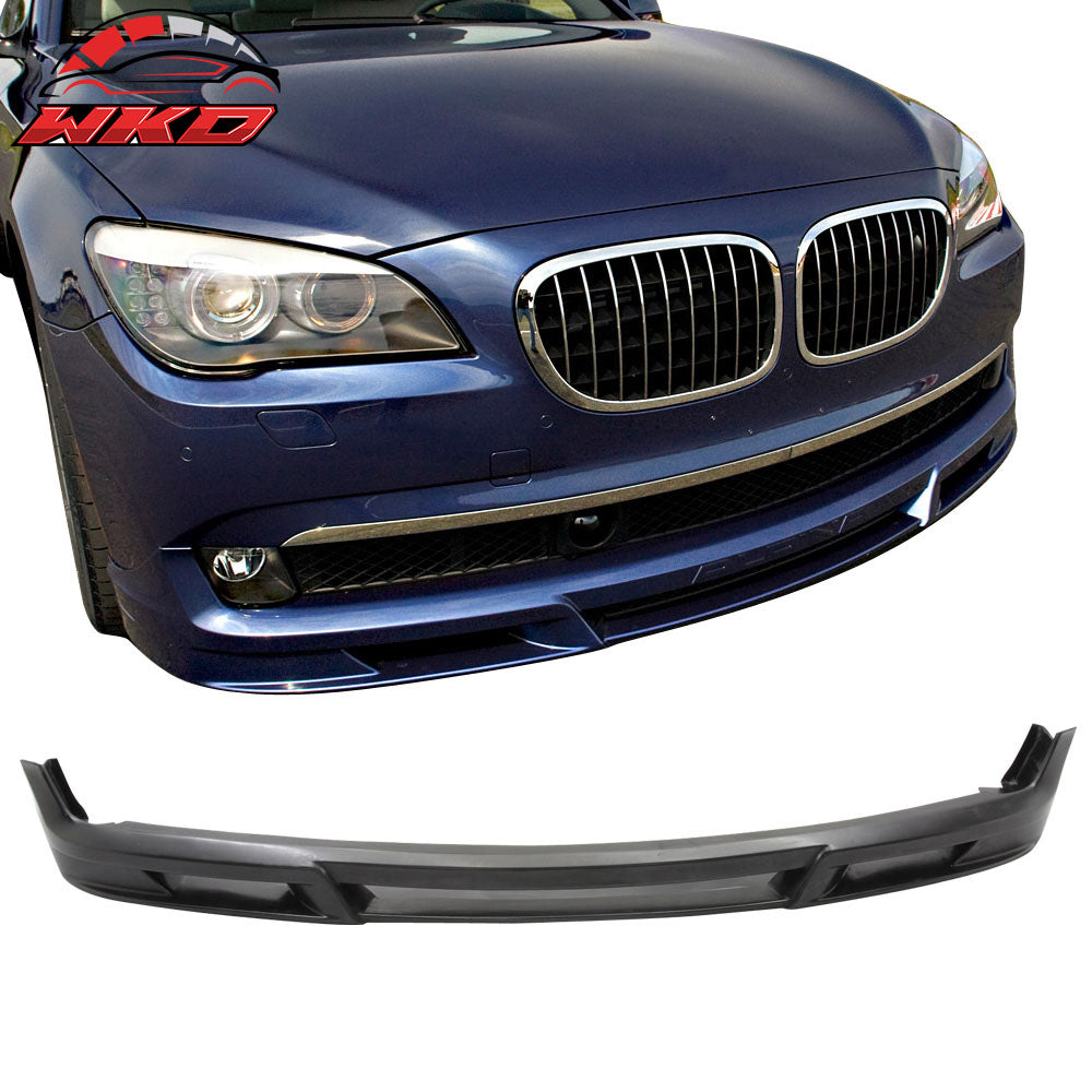 Fits 09-12 BMW 7 Series F01 F02 B7 Style Front Bumper Lip Spoiler Unpainted PU