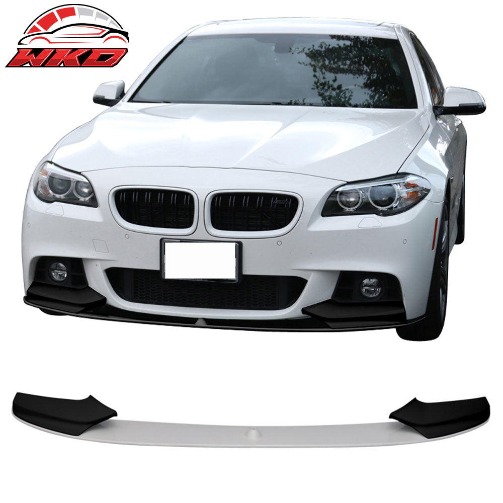 For 11-16 BMW F10 Performance Front Bumper Lip White 300 Two Tone