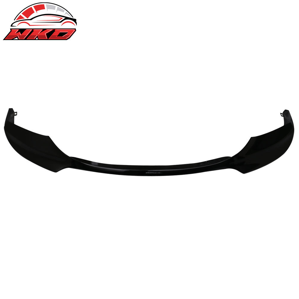 Fits 12-16 BMW F10 V M Sport Front Bumper Lip Spoiler #668 Black
