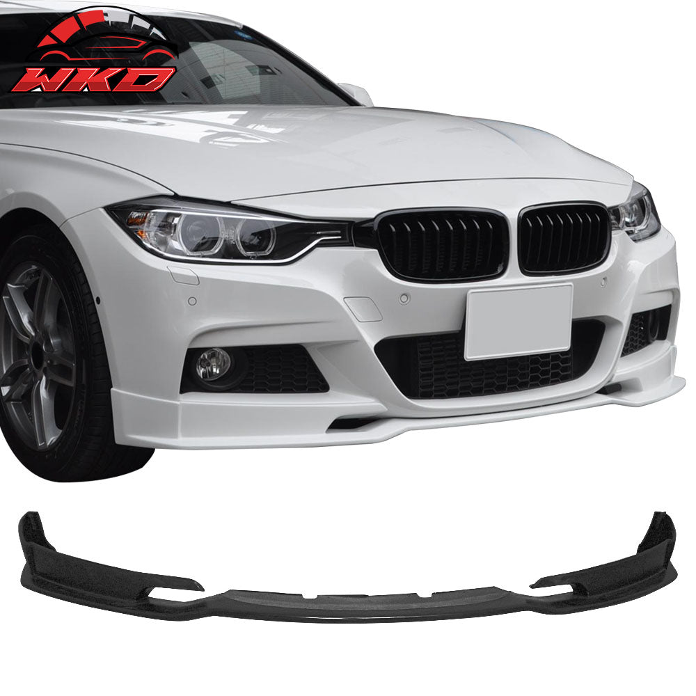Fits 12-18 BMW F30 3-Series M-Tech M Sport E Style Front Bumper Lip Spoiler PU