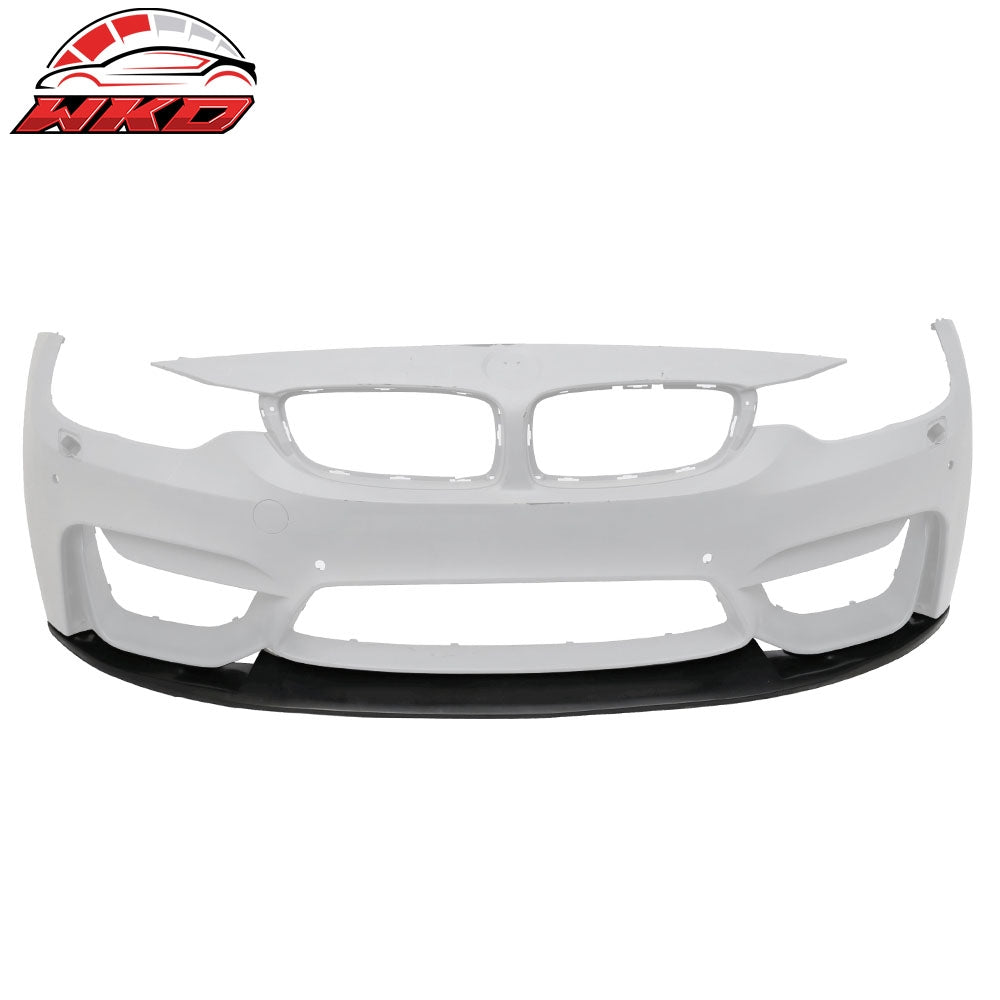 15-20 BMW F80 M3 F82 M4 GTS Style Front Bumper Lip Spoiler - (PU) | Wholesale