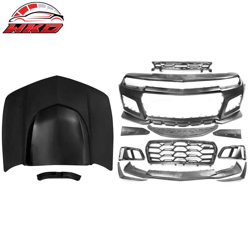 Fits 17-20 BMW G30 5 Series 540i M Sport Front Bumper Lip Spoiler - PU