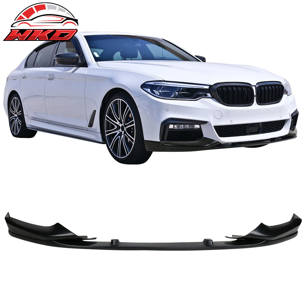 Fits 17-20 BMW G30 M-Tech M Sport MP Style Front Bumper Lip Splitter 3PCS - PU
