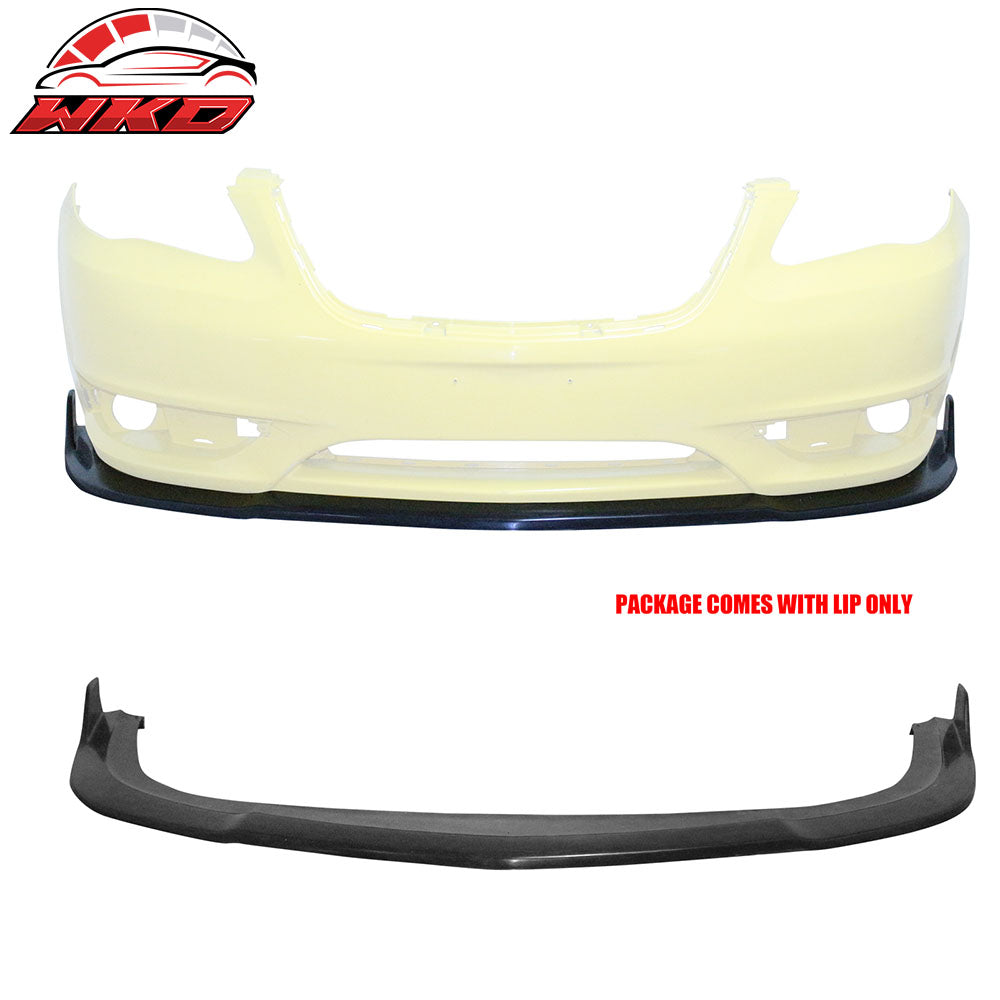 Fits 11-14 Chrysler 200 IKS Style Front Lip Bumper Lower Spoiler Splitter - PU