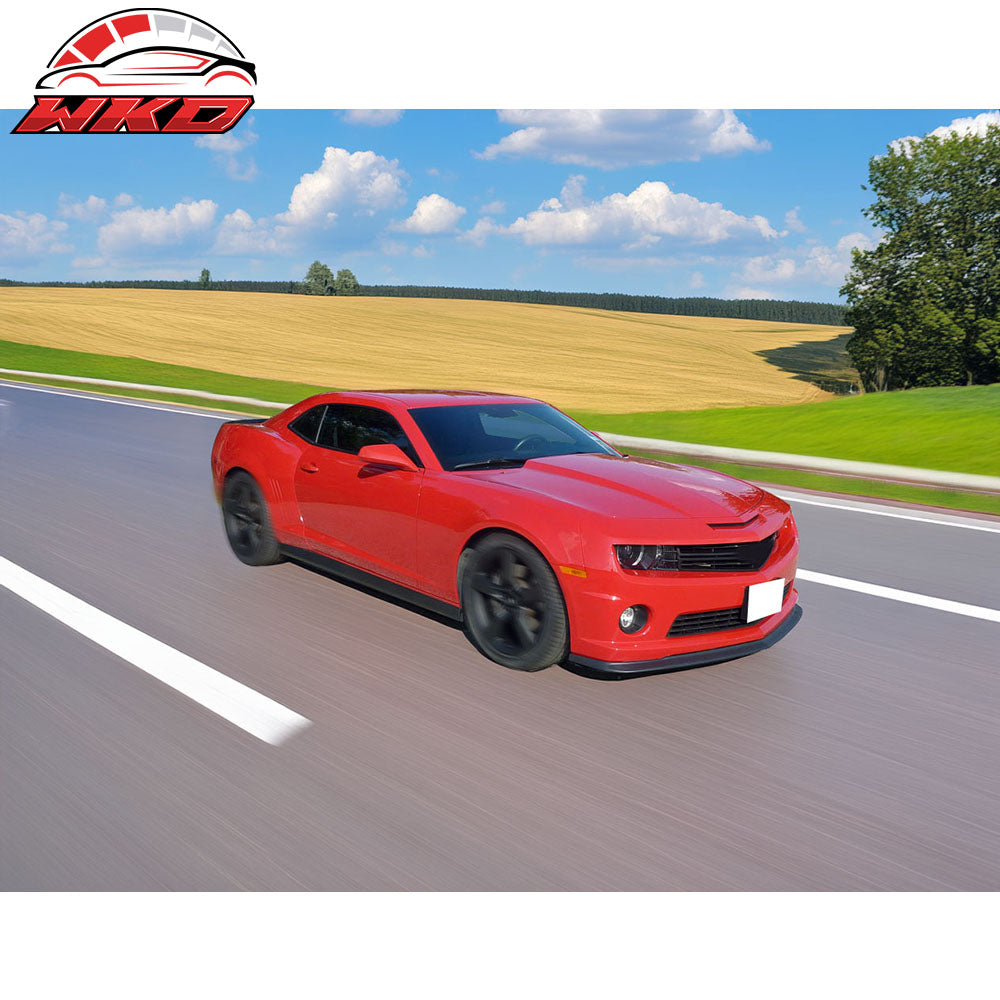 Fits 10-13 Chevy Camaro V8 SS Only ZL1 Style Front Bumper Lip Spoiler Unpainted