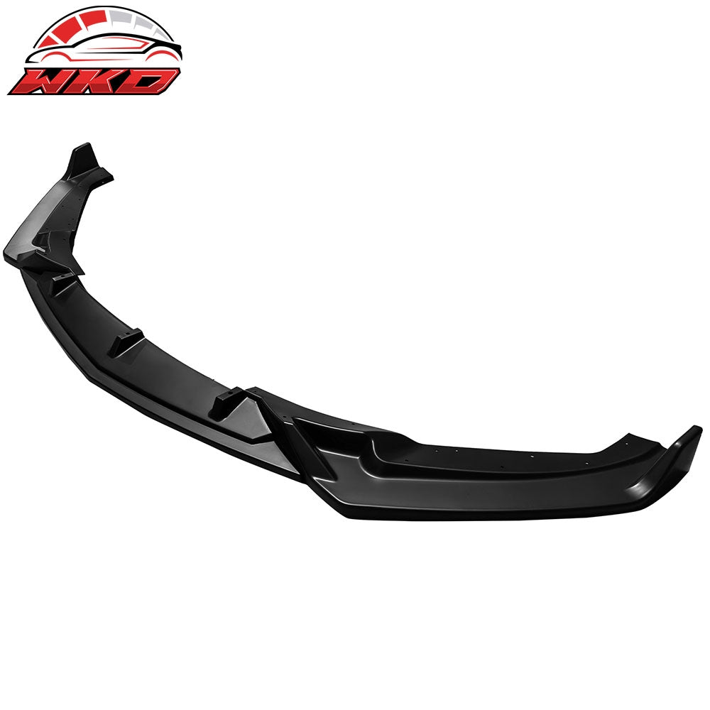 Fits 25-26 Cadillac CT5 Luxury Trim Matte Black Front Bumper Lip Spoiler PP 3PCS