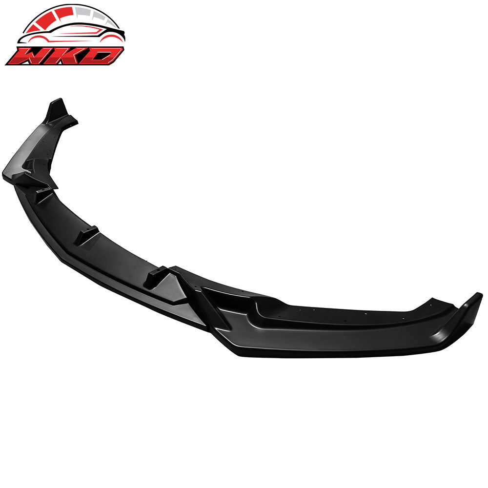 Fits 25-26 Cadillac CT5 Luxury Trim Matte Black Front Bumper Lip Spoiler PP 3PCS