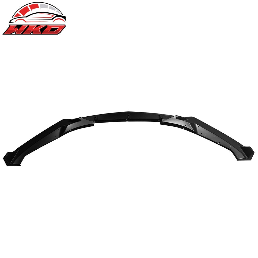 Fits 25-26 Cadillac CT5 Luxury Trim Matte Black Front Bumper Lip Spoiler PP 3PCS