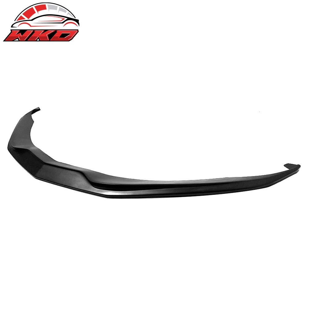 Fits 14-19 Chevy Corvette Front Bumper Lip Spoiler Splitter Unpainted Black PU