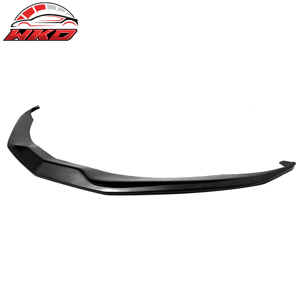 Fits 14-19 Chevy Corvette Front Bumper Lip Spoiler Splitter Unpainted Black PU