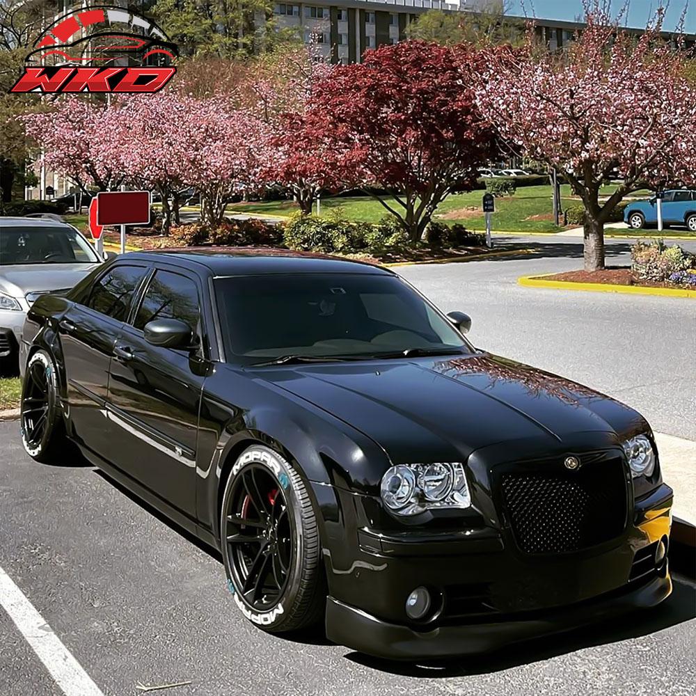 Fits 05-10 Chrysler 300 300C ED VIP Style Front Bumper Lip Spoiler Unpainted PU