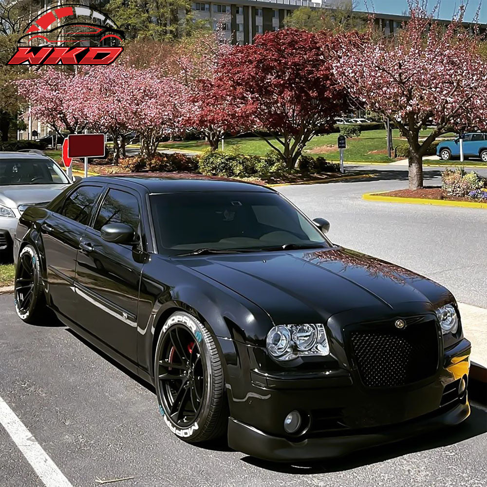 Fits 05-10 Chrysler 300 300C ED VIP Style Front Bumper Lip Spoiler Unpainted PU