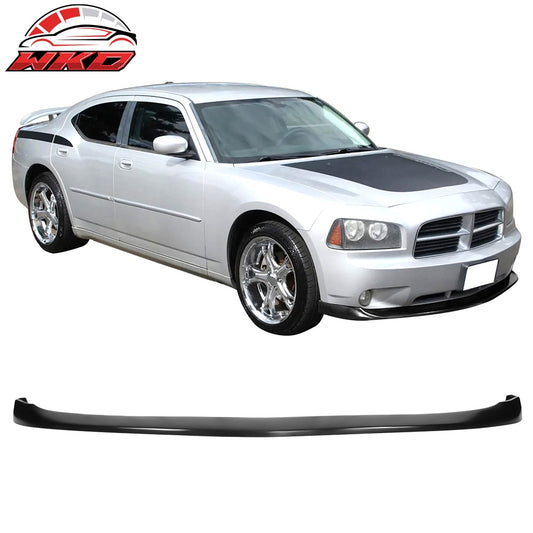 Wholesale 06-10 Dodge Charger IKON V2 Style PU Front Bumper Lip Splitter Unpainted