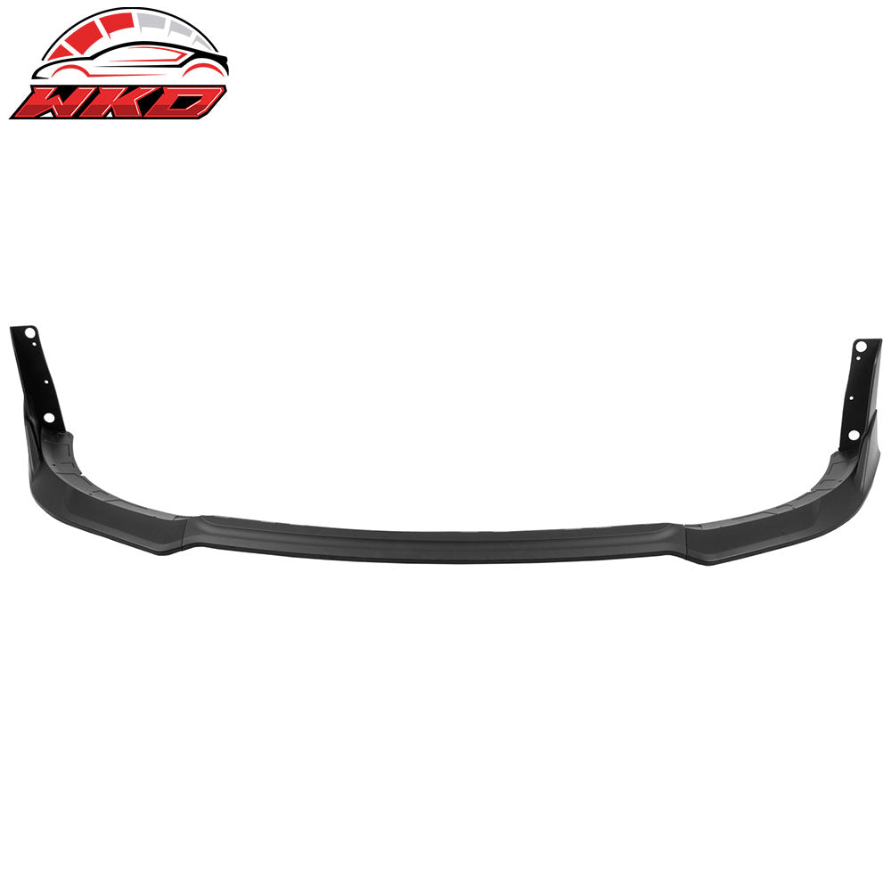 Fits 15-23 Dodge Charger SRT V4 B Style ABS Front Bumper Lip Matte Black 5PCS