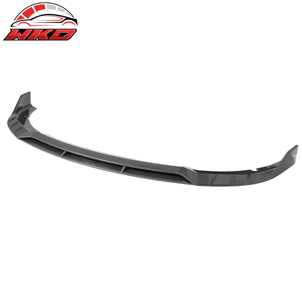 2015-23 Charger SRT V6 B Style ABS Front Bumper Lip Carbon Fiber Print 4PCS | Wholesale