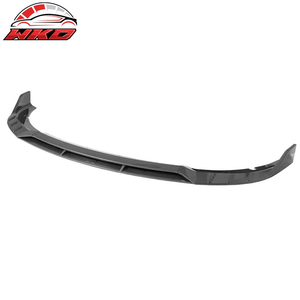 2015-23 Charger SRT V6 B Style ABS Front Bumper Lip Carbon Fiber Print 4PCS | Wholesale