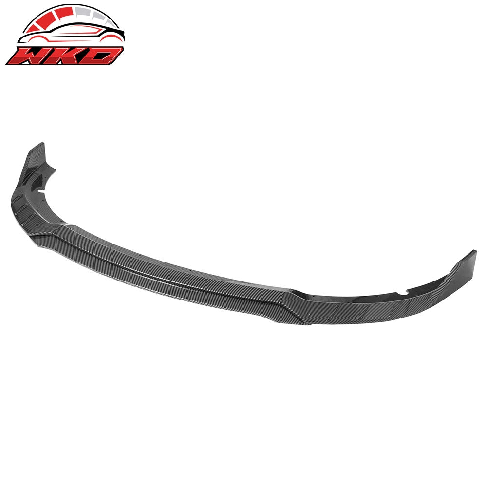 2015-23 Charger SRT V6 C Style ABS Front Bumper Lip Carbon Fiber Print 4PCS | Wholesale