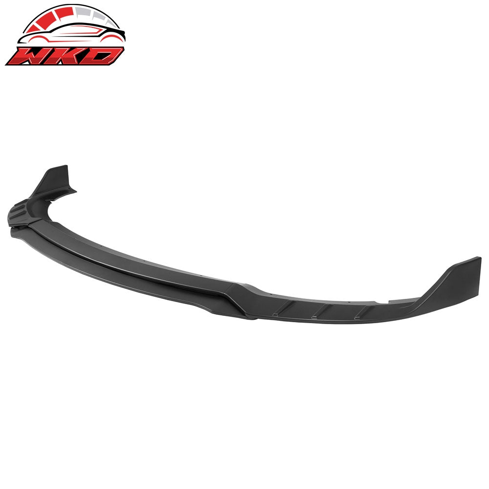 2015-23 Dodge Charger SRT V6 C Style ABS Front Bumper Lip Matte Black 4PCS | Wholesale