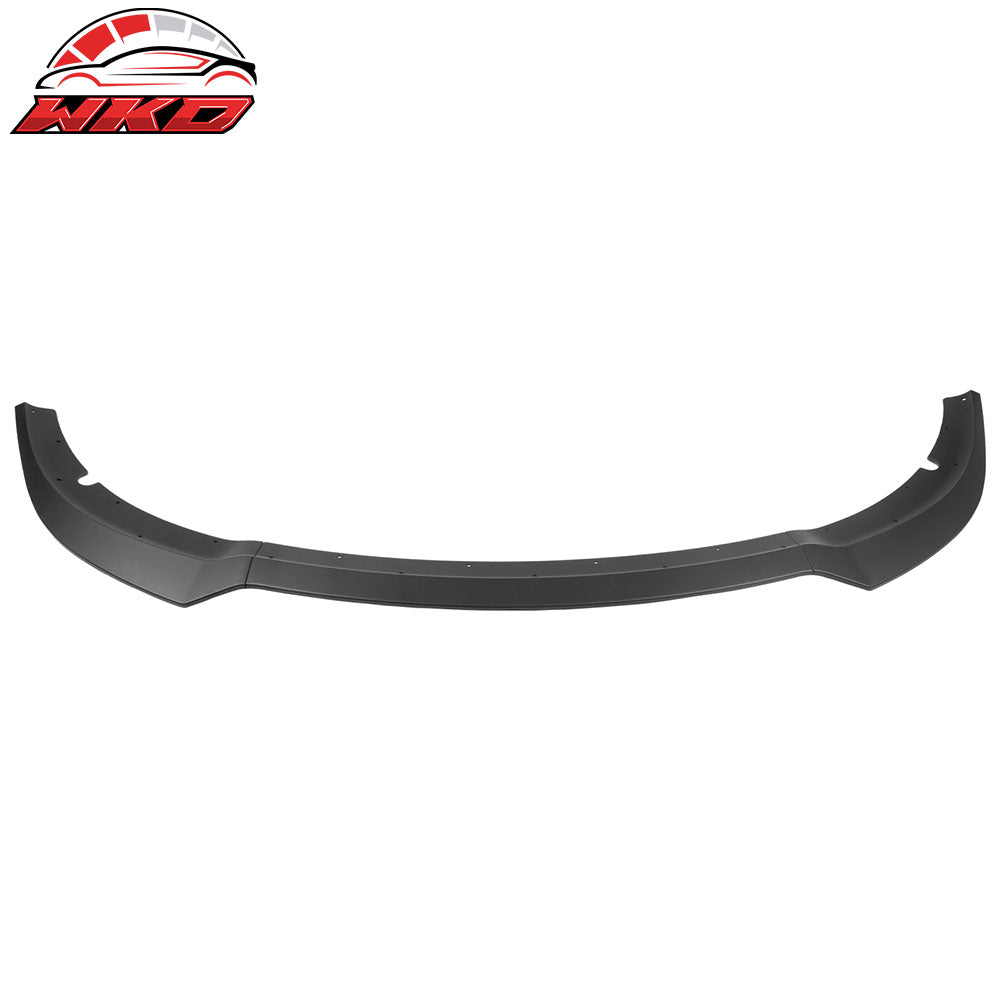 Fits 15-23 Dodge Charger SRT V7 A Style ABS Front Bumper Lip Matte Black 3PCS