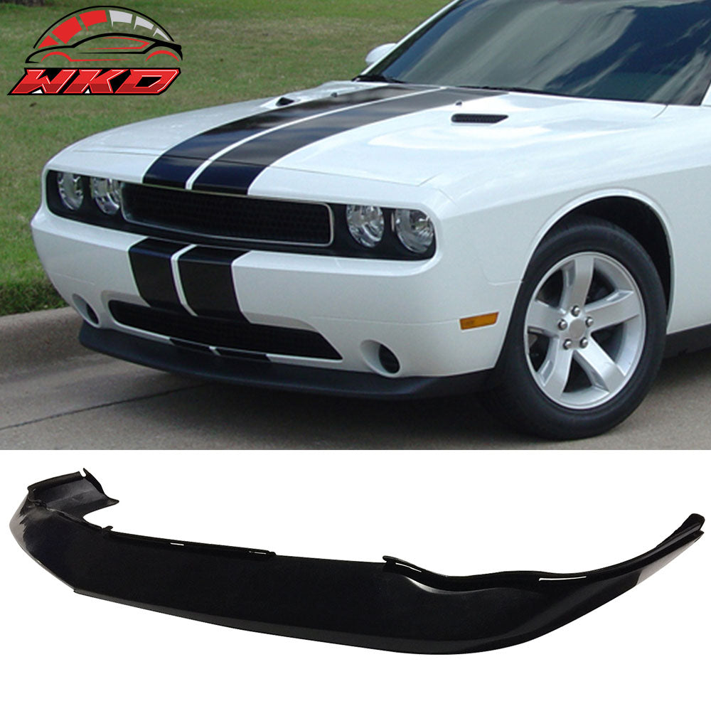 Fits 08-10 Dodge Challenger MDP Style Front Bumper Lip PU Spoiler Chin Splitter