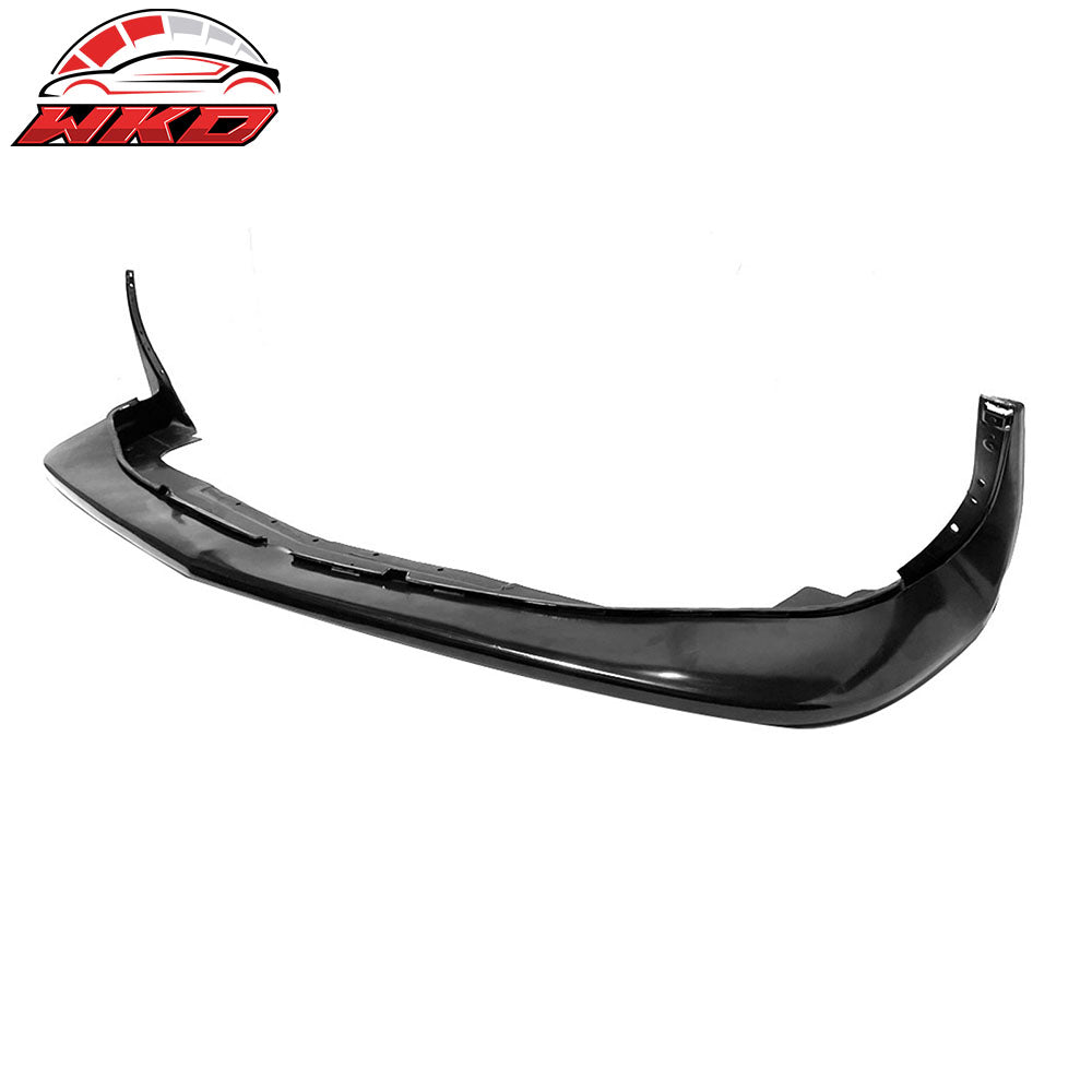 Fits 15-20 Dodge Challenger Front Bumper Lip Spoiler Splitter Unpainted Black PU