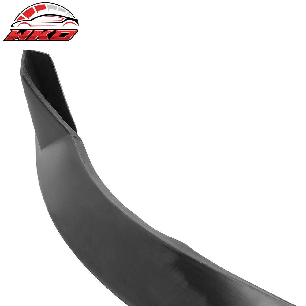 Fits 10-12 Ford Mustang V6 Front Bumper Lip Spoiler Splitter Unpainted Black PU