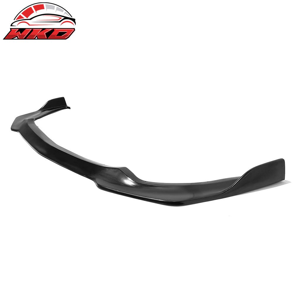 Fits 15-17 Ford Mustang MDA V2 Style Front Bumper Lip Spoiler Unpainted Black PU