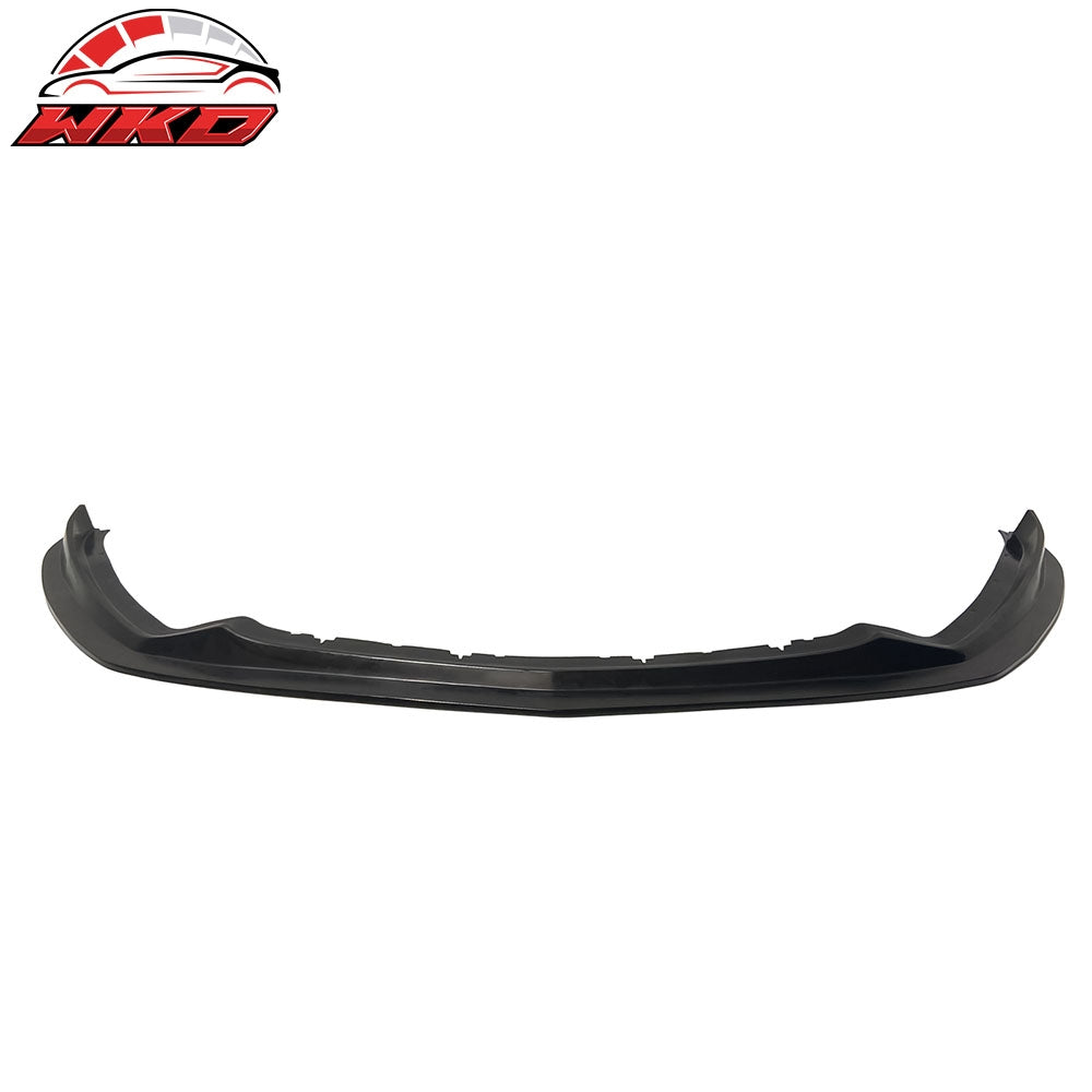 Fits 15-17 Ford Mustang MDA Style Front Bumper Lip Spoiler Unpainted Black PU