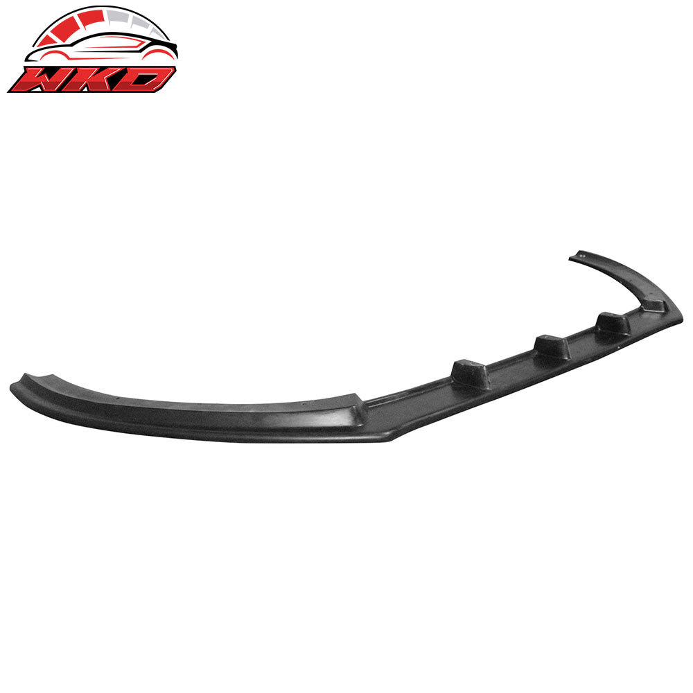 Fits 16-18 Ford Focus RS Front Bumper Lip Spoiler Splitter Unpainted Black PU