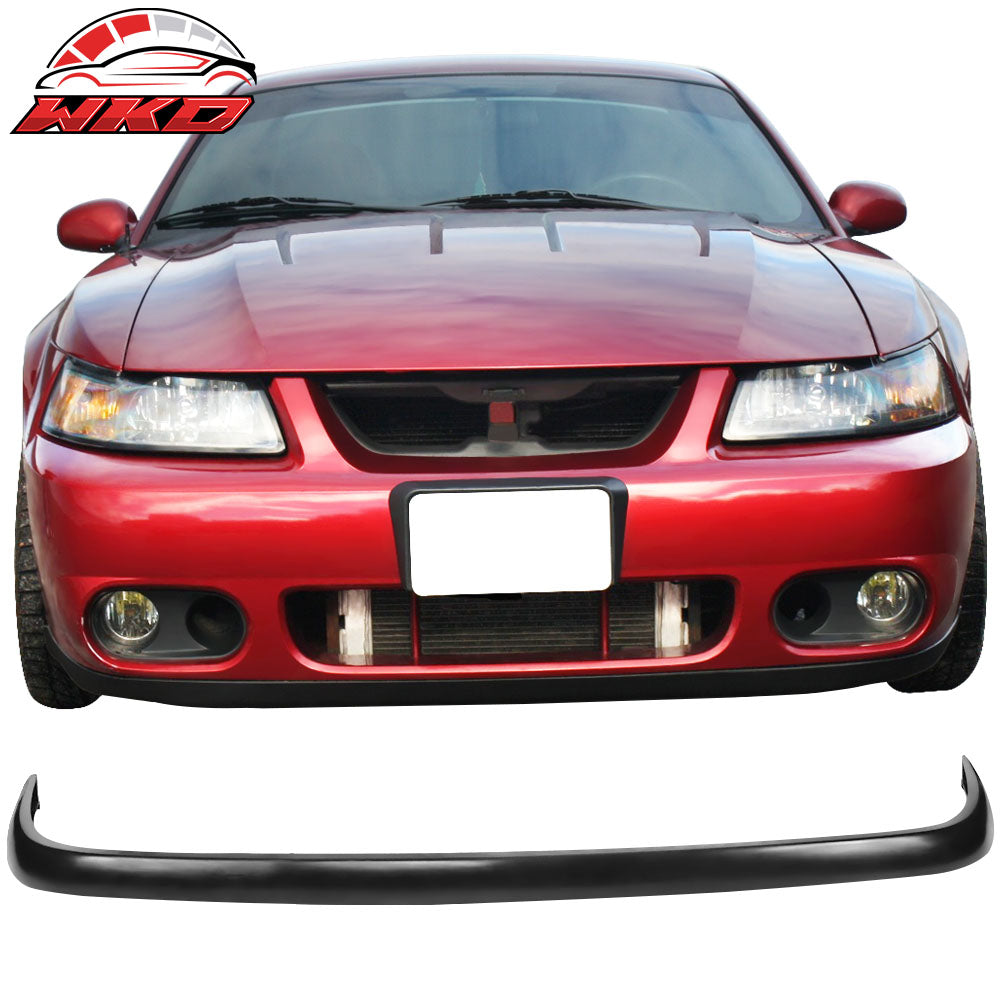 Fits 03-04 Ford Mustang SVT Only Front Bumper Lip Spoiler OE Style Unpainted PU