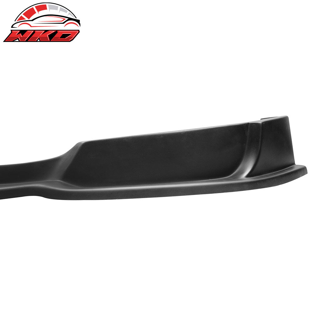 Fits 10-12 Ford Mustang V6 Only Front Bumper Lip Spoiler Unpainted Black PU