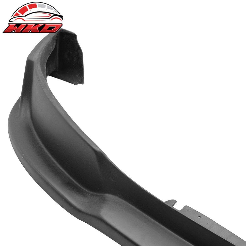 Fits 10-12 Ford Mustang V6 Only Front Bumper Lip Spoiler Unpainted Black PU