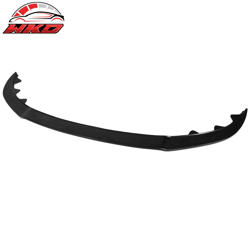 Fits 13-14 Ford Mustang GT Style Front Bumper Lip Spoiler Unpainted Black PU