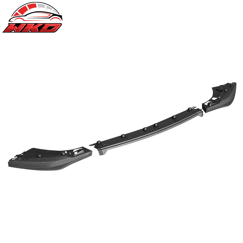 Fits 10-14 Ford Mustang GT500 OE Style Front Bumper Lip Spoiler Unpainted 3PCS
