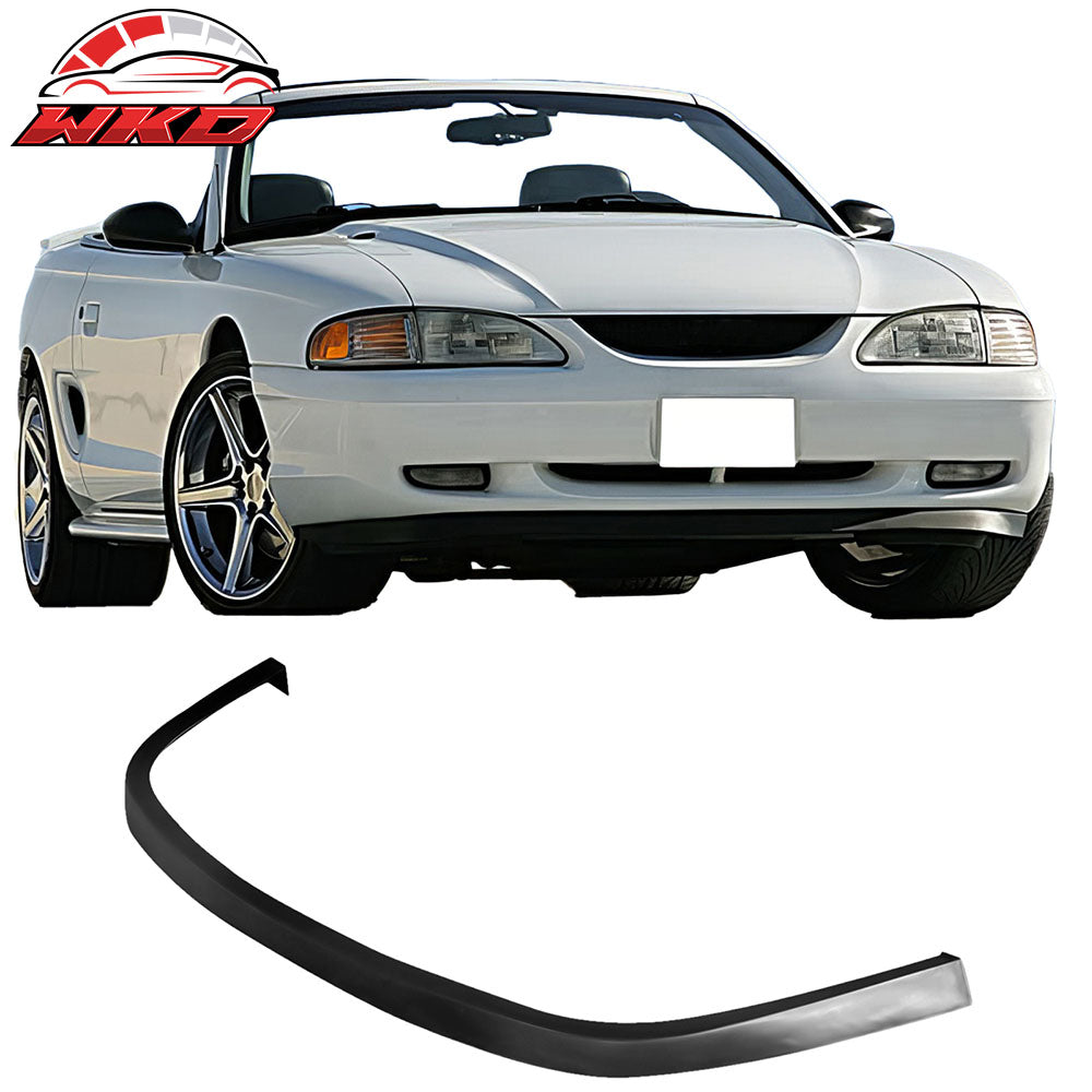 Fits 99-04 Ford Mustang Mach 2 Style Front Bumper Lip Spoiler Lower Splitter PU