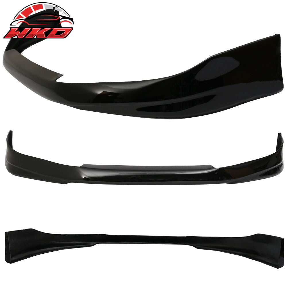 Fits 06-07 Honda Accord 2Dr HFP Style Front Bumper Lip Painted #B92P Black Pearl