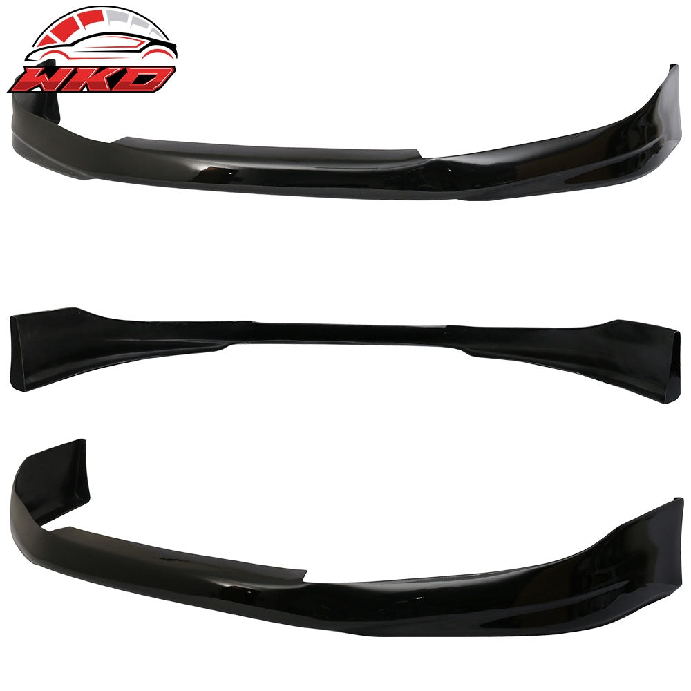 Fits 06-07 Honda Accord 2Dr HFP Style Front Bumper Lip Painted #B92P Black Pearl