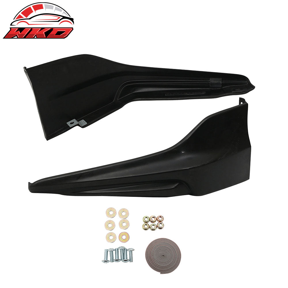 Fits 16-17 Honda Accord Sedan HFP Style Front Lip Side Apron Underbody 2PC PU