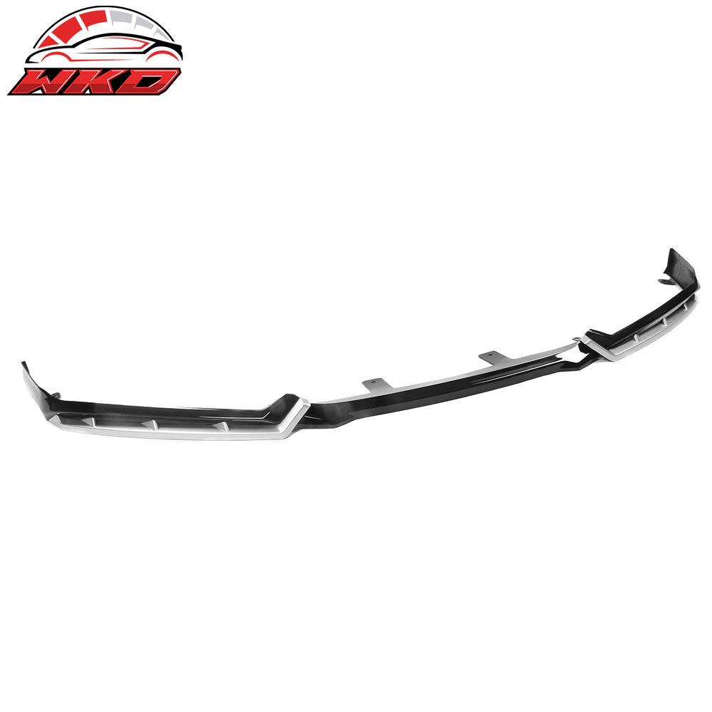 2021-22 Honda Accord IKON Gloss Black Silver PP Front Bumper Lip Spoiler 5PCS | Wholesale