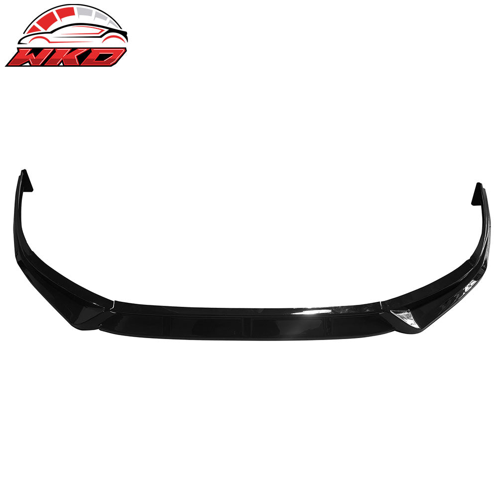 Fits 23-25 Honda Accord 11th Gen IK V4 Front Bumper Lip Splitter Gloss Black