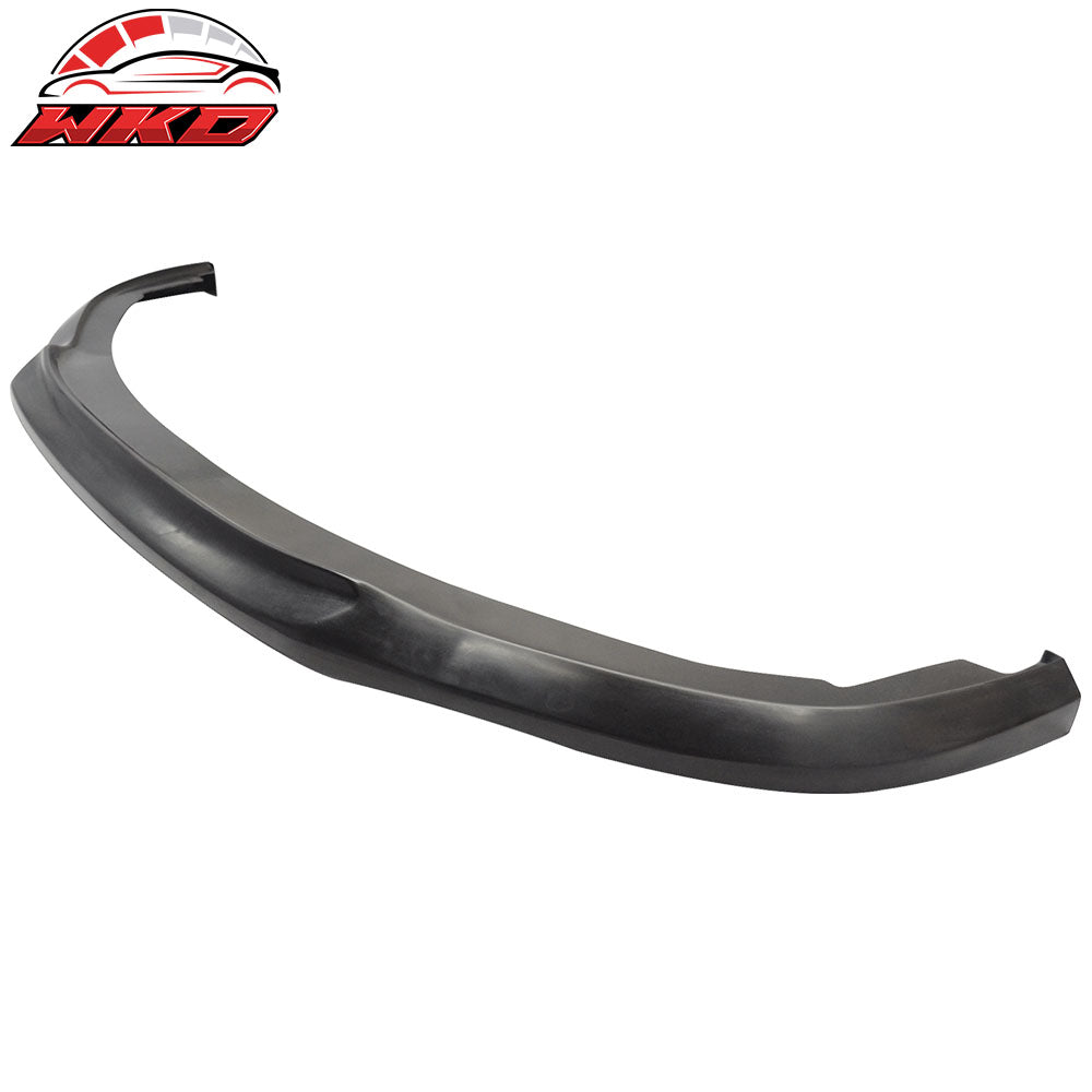 Fit 12 Honda Civic 4-Door Sedan Unpainted Black Front Bumper Lip PU (USDM Model)