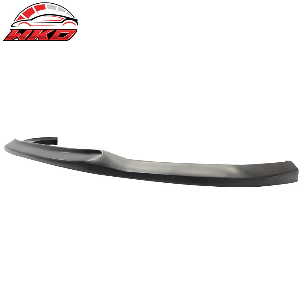 Fit 12 Honda Civic 4-Door Sedan Unpainted Black Front Bumper Lip PU (USDM Model)