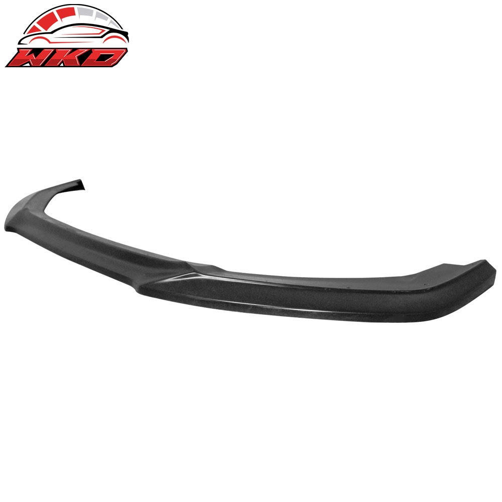 Fits 19-21 Honda Civic GT Style Front Bumper Lip Spoiler Kit Unpainted Black PU