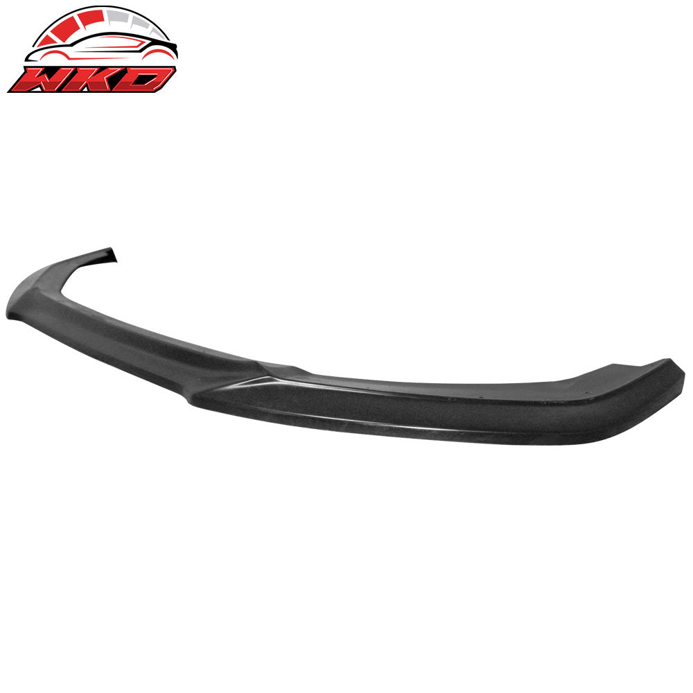 Fits 19-21 Honda Civic GT Style Front Bumper Lip Spoiler Kit Unpainted Black PU
