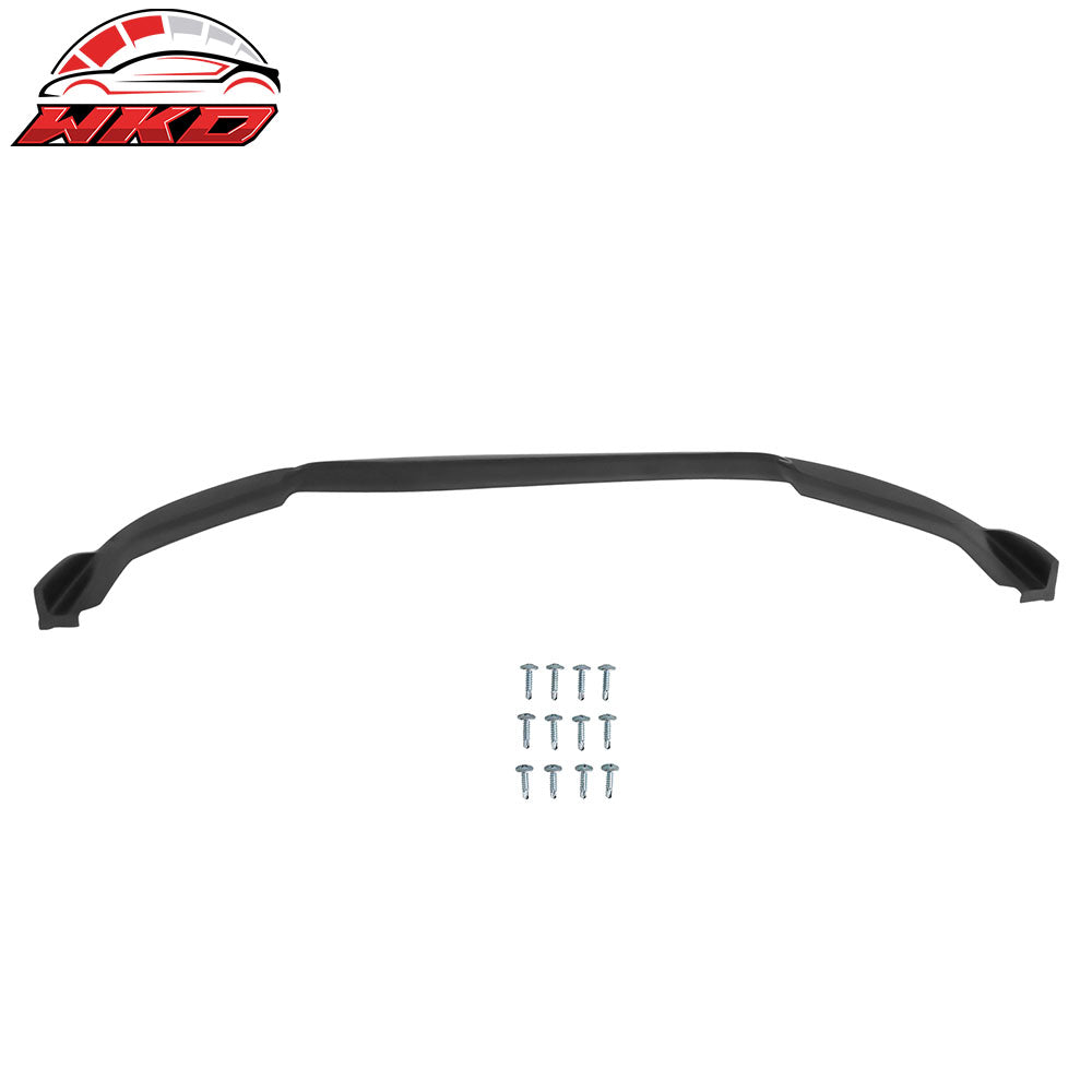 Fits 22-24 Honda Civic 11th Gen IK1 Style Front Bumper Lip Spoiler Unpainted PU