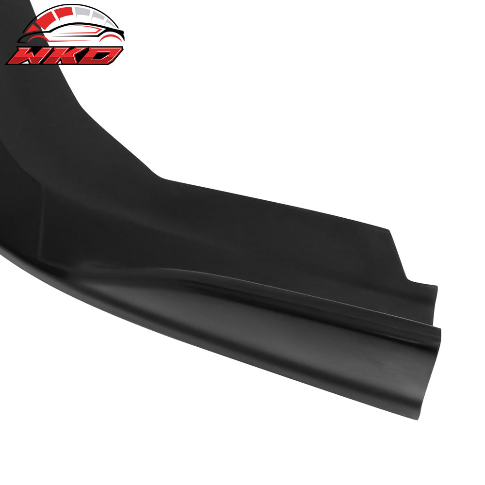 Fits 22-24 Honda Civic 11th Gen IK1 Style Front Bumper Lip Spoiler Unpainted PU